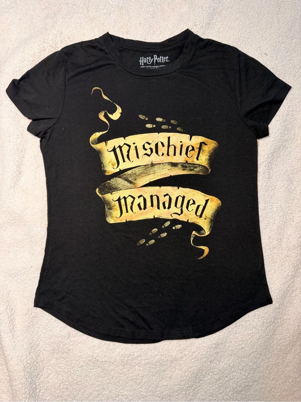 Harry Potter Mischief Managed Jrs Tee M